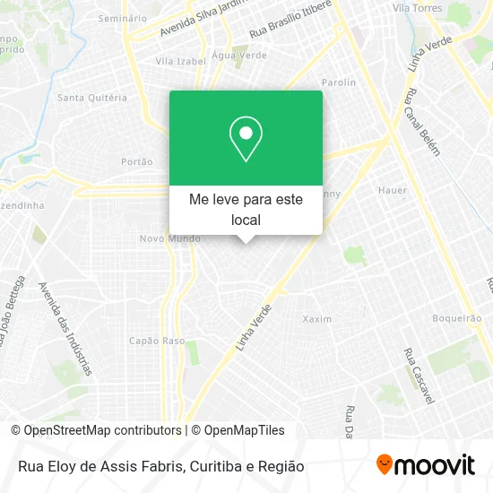 Rua Eloy de Assis Fabris mapa