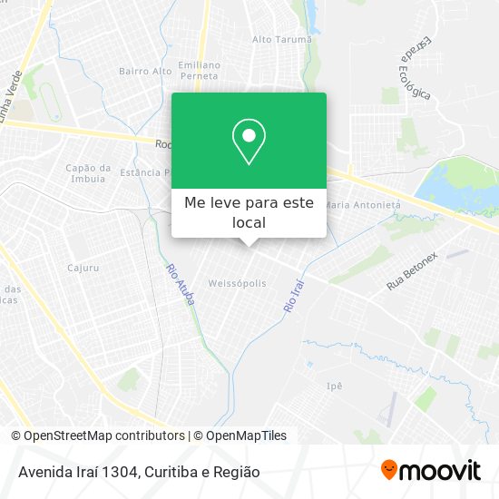 Avenida Iraí 1304 mapa