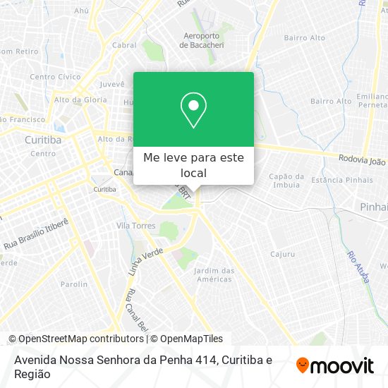 Avenida Nossa Senhora da Penha 414 mapa