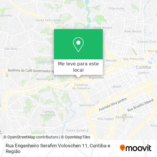 Rua Engenheiro Serafim Voloschen 11 mapa
