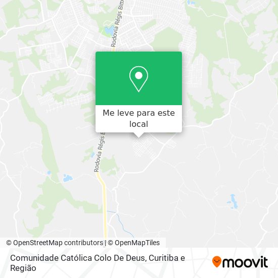 Comunidade Católica Colo De Deus mapa