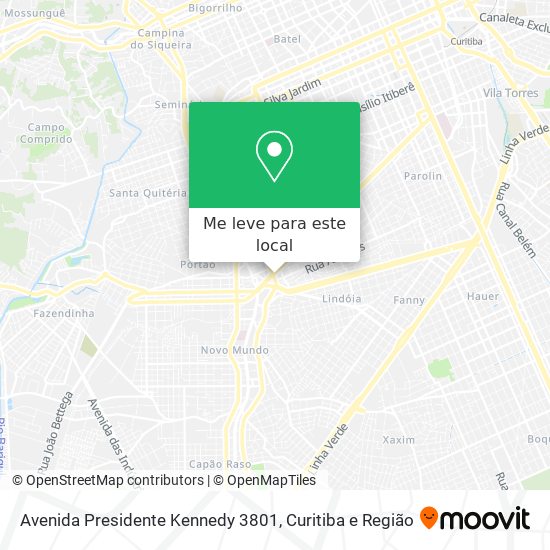 Avenida Presidente Kennedy 3801 mapa