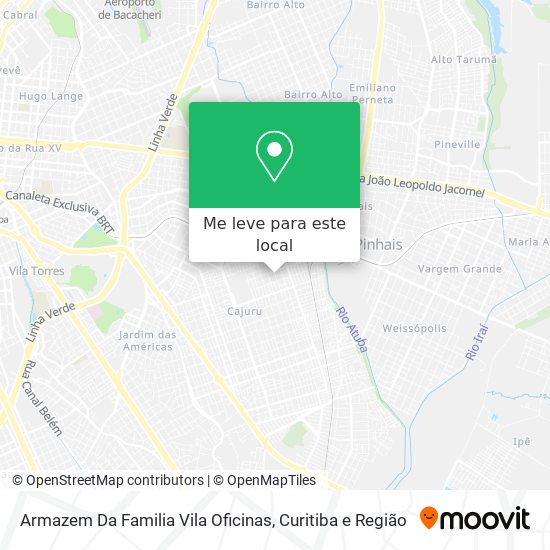 Armazem Da Familia Vila Oficinas mapa