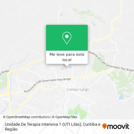Unidade De Terapia Intensiva 1 (UTI Lilás) mapa