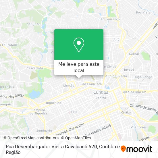 Rua Desembargador Vieira Cavalcanti 620 mapa