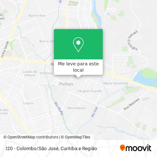 I20 - Colombo/São José mapa
