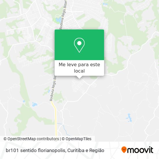 br101 sentido florianopolis mapa