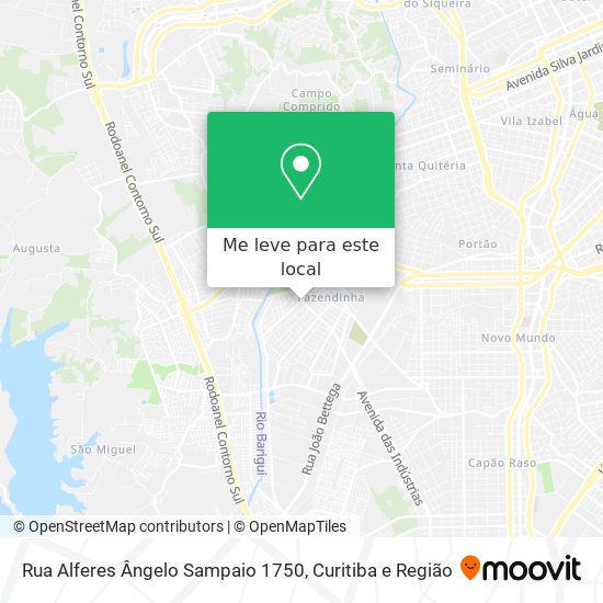 Rua Alferes Ângelo Sampaio 1750 mapa