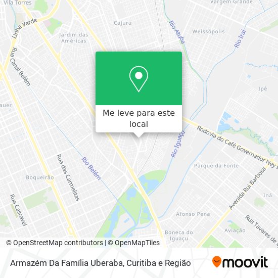 Armazém Da Família Uberaba mapa