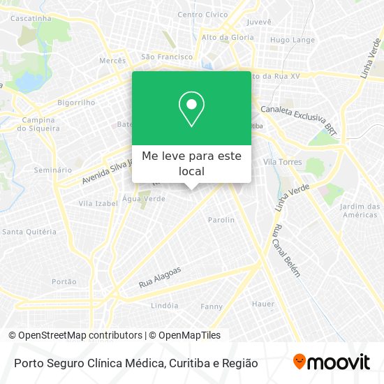 Porto Seguro Clínica Médica mapa