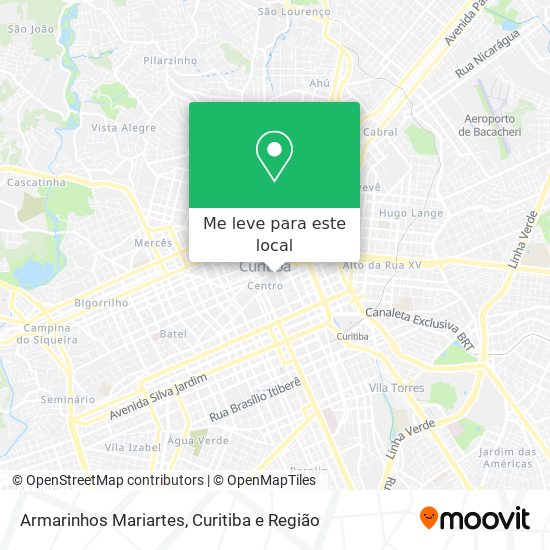 Armarinhos Mariartes mapa