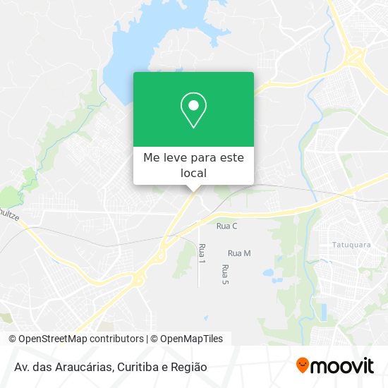 Av. das Araucárias mapa