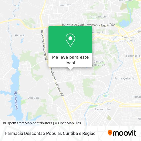 Farmácia Descontão Popular mapa