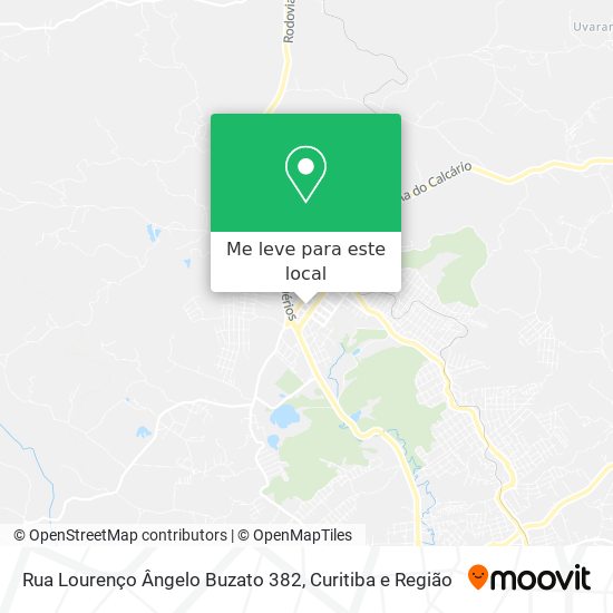 Rua Lourenço Ângelo Buzato 382 mapa