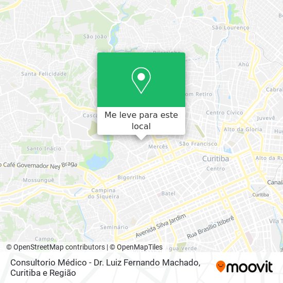 Consultorio Médico - Dr. Luiz Fernando Machado mapa
