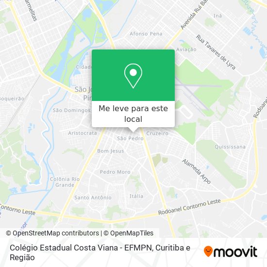 Colégio Estadual Costa Viana - Centro, São José Dos Pinhais, PR - Apontador