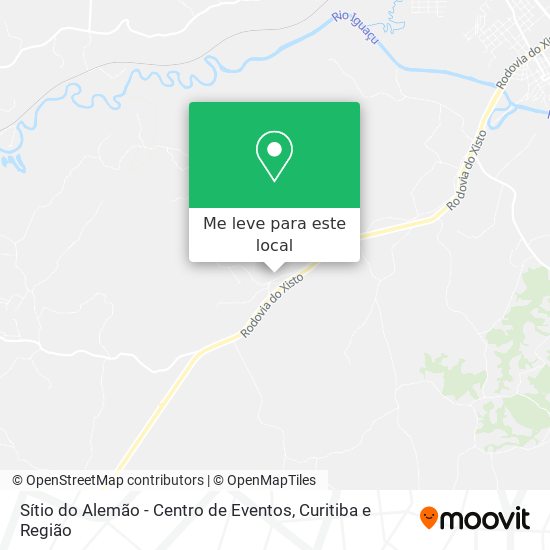 Sítio do Alemão - Centro de Eventos mapa