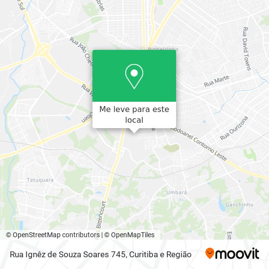 Rua Ignêz de Souza Soares 745 mapa