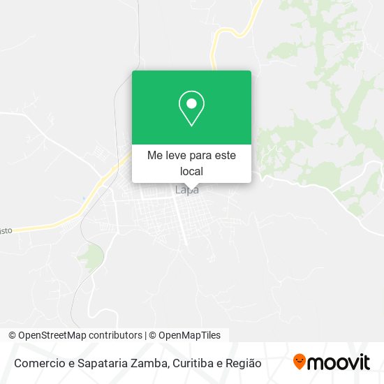 Comercio e Sapataria Zamba mapa