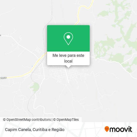 Capim Canela mapa