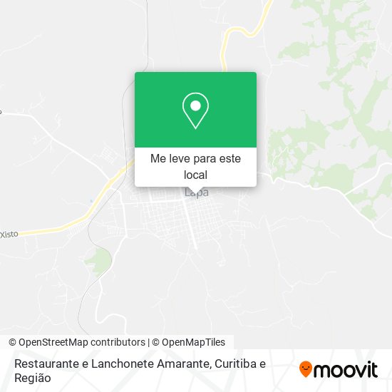 Restaurante e Lanchonete Amarante mapa