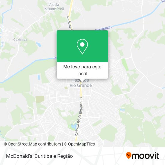 McDonald's mapa
