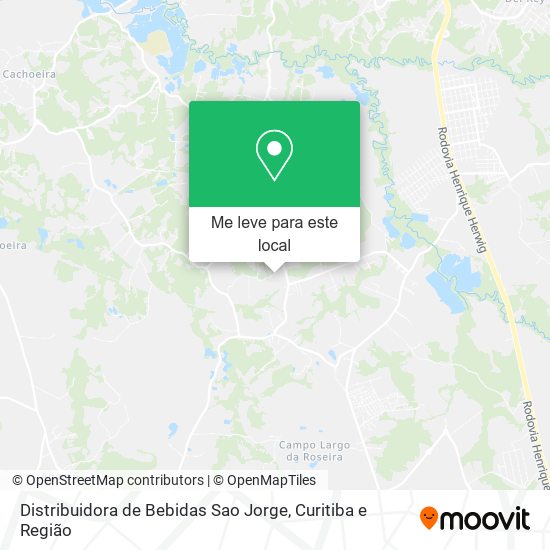 Distribuidora de Bebidas Sao Jorge mapa