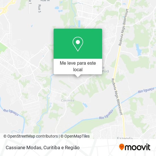 Cassiane Modas mapa