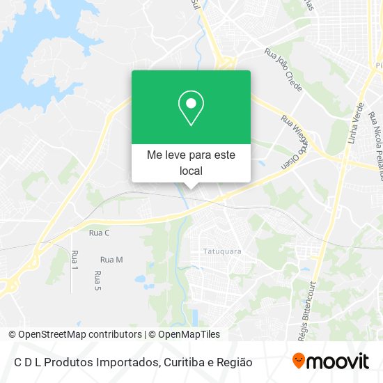 C D L Produtos Importados mapa