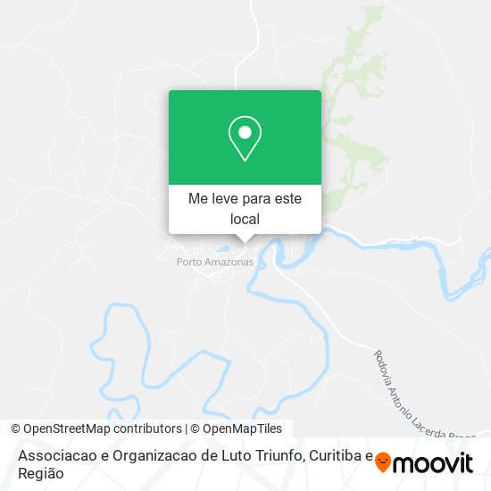 Associacao e Organizacao de Luto Triunfo mapa