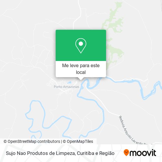 Sujo Nao Produtos de Limpeza mapa