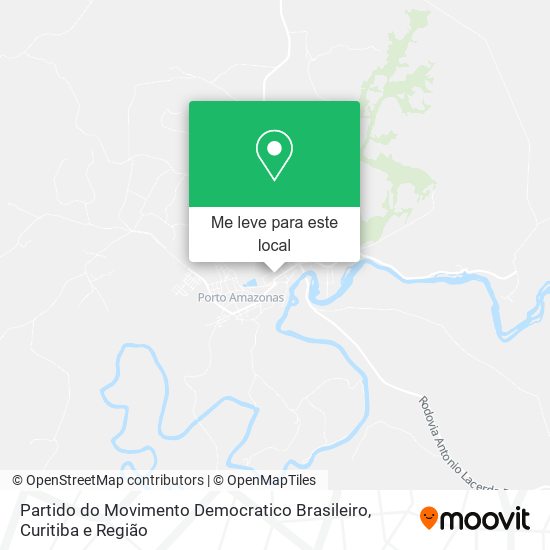 Partido do Movimento Democratico Brasileiro mapa