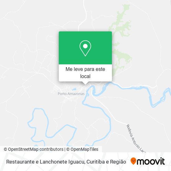 Restaurante e Lanchonete Iguacu mapa