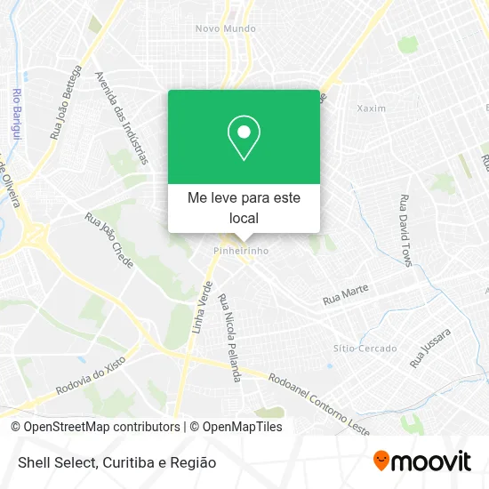 Shell Select mapa
