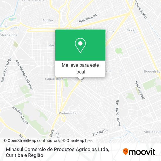 Minasul Comercio de Produtos Agricolas Ltda mapa