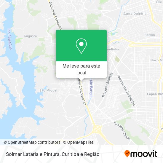 Solmar Lataria e Pintura mapa