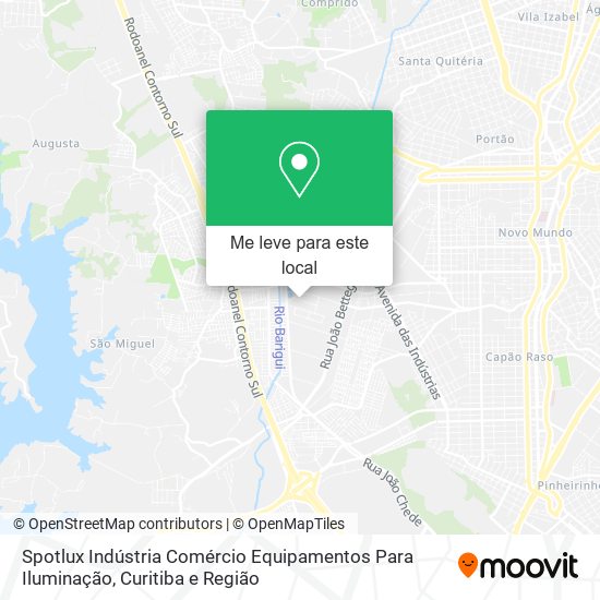 Spotlux Indústria Comércio Equipamentos Para Iluminação mapa