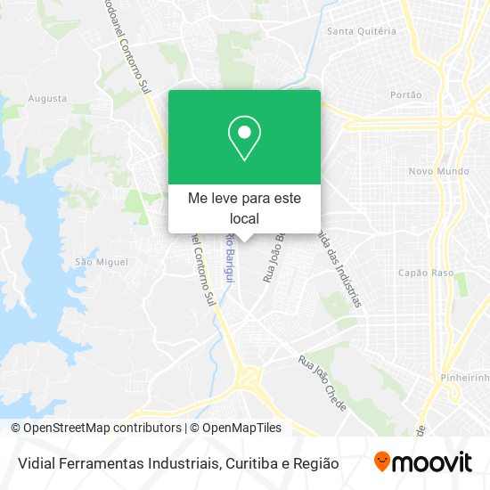 Vidial Ferramentas Industriais mapa