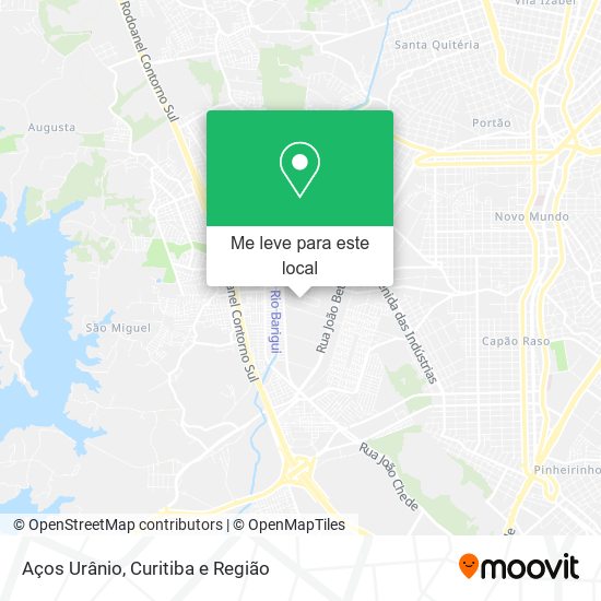 Aços Urânio mapa