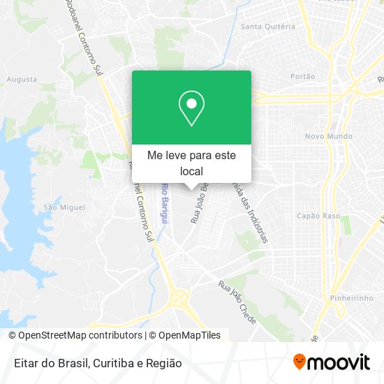 Eitar do Brasil mapa
