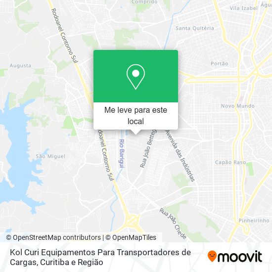 Kol Curi Equipamentos Para Transportadores de Cargas mapa