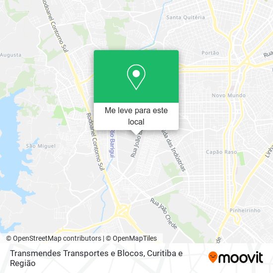 Transmendes Transportes e Blocos mapa
