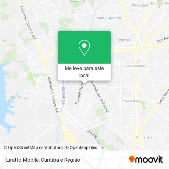 Liratto Mobile mapa