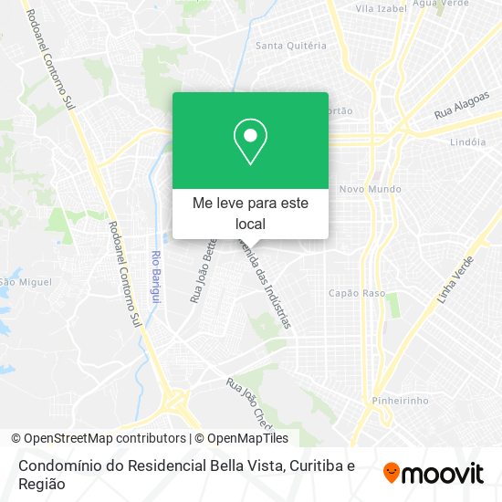 Condomínio do Residencial Bella Vista mapa