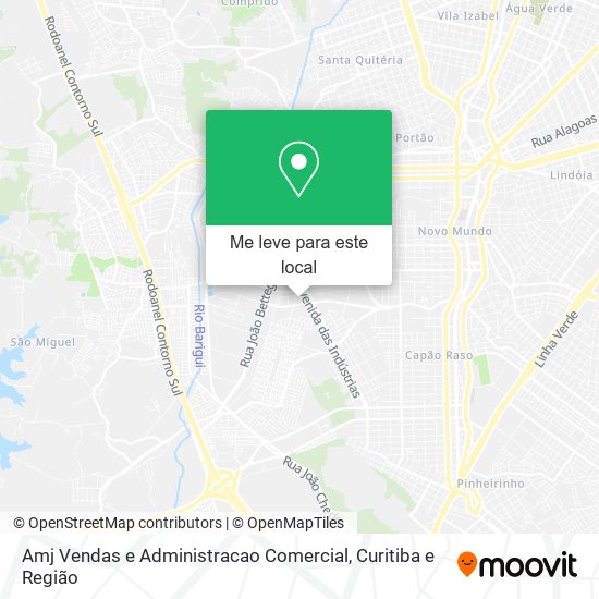 Amj Vendas e Administracao Comercial mapa