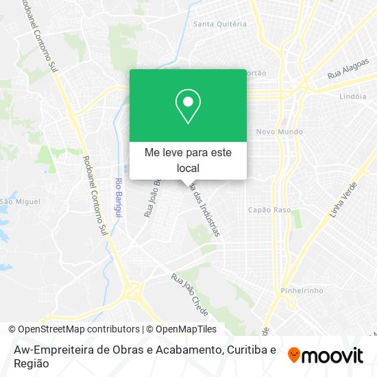 Aw-Empreiteira de Obras e Acabamento mapa