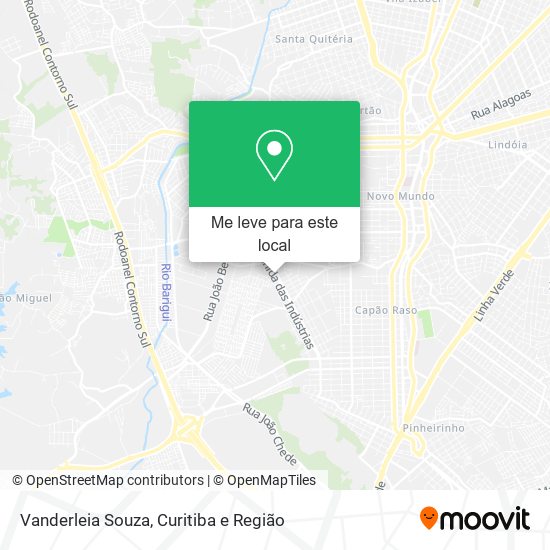 Vanderleia Souza mapa