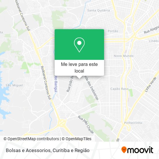 Bolsas e Acessorios mapa