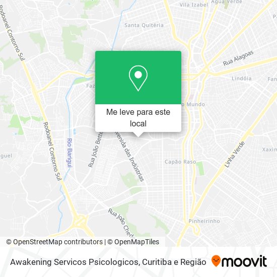 Awakening Servicos Psicologicos mapa