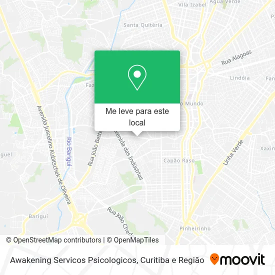 Awakening Servicos Psicologicos mapa